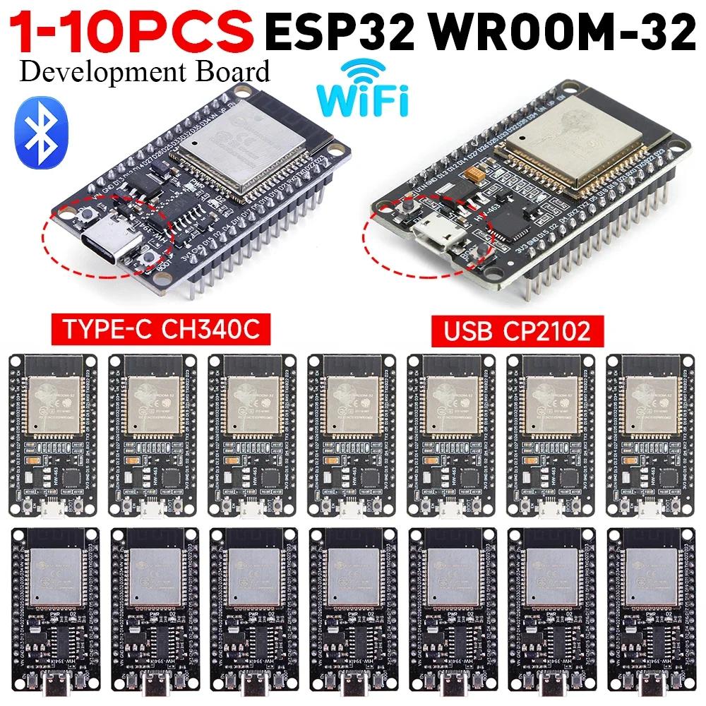    , ESP32/ESP-32S WROOM-32,  + ,  Һ TYPE-C, CH340C/CP2102, 1-10 